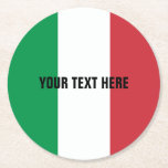 Italienische Flagge Italiender kundenspezifischen Runder Pappuntersetzer<br><div class="desc">Italienische Flagge der Italien-Flaggenpapiermassenpappgetränk-Untersetzer. Verfügbar in den verschiedenen Formen mögen Sie Quadrat, Herz oder runde Form. Groß für Pub, Café, resaurant, Party, Zuhause, Büro und andere Plätze. Personalizable Zusätze für politisches Party, Politiken, Fans, Länder, Hochzeit, Geburtstag, Geschäft, Eurosceptics, Protest, Pro- oder Anti, Ausgang, nexit, frexit, grexit, brexit etc. Änderungsquantität, zum...</div>