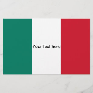 Italienische Flagge Italienisch Il Tricolore Briefpapier