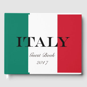 Italienische Flagge Italienisch Il Tricolore Gästebuch