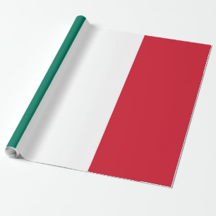 Italienische Flagge Italienisch Il Tricolore Geschenkpapier