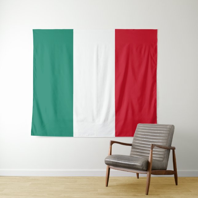 Italienische Flagge Italienisch Il Tricolore Wandteppich (Beispiel (Horizontal))
