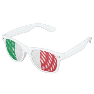 Italienische Flagge, italienische Fahne Sonnenbrille