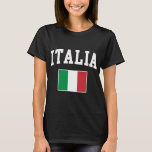 Italienische Flagge Italienische Familie Herren Wo T-Shirt