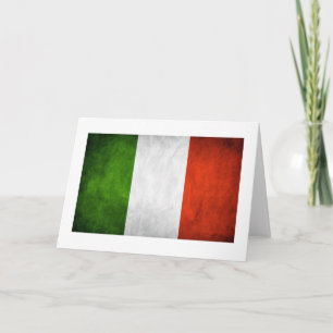 Italienische Flagge, italienische Flagge Karte