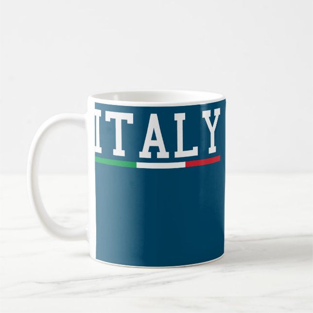 Italienische Flagge Italienischer Pride Italien Ur Kaffeetasse (Links)
