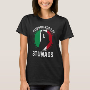 Italienische Flagge Italienisches Roots Sprichwort T-Shirt