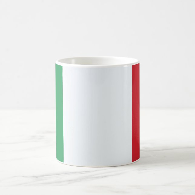 Italienische Flagge Kaffeetasse (Mittel)