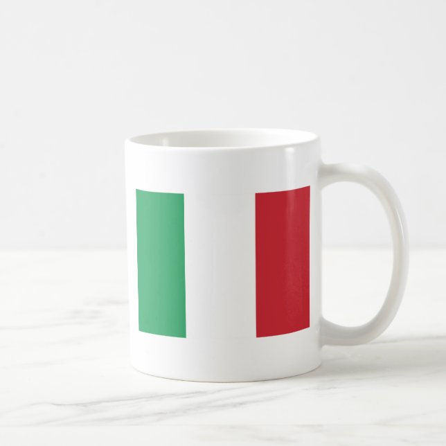 Italienische Flagge Kaffeetasse (Rechts)