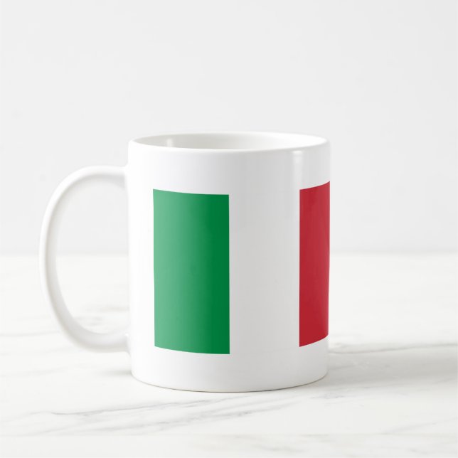 Italienische Flagge Kaffeetasse (Links)