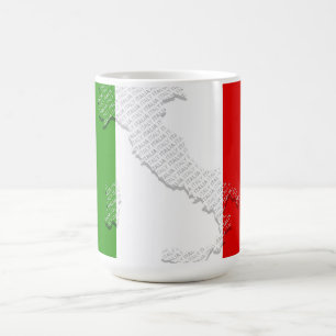 Italienische Flagge Kaffeetasse