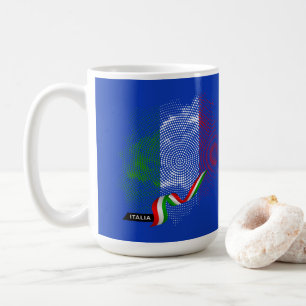 Italienische Flagge Kaffeetasse
