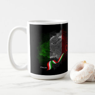 Italienische Flagge Kaffeetasse