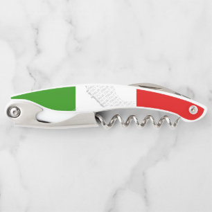 Italienische Flagge Kellnermesser