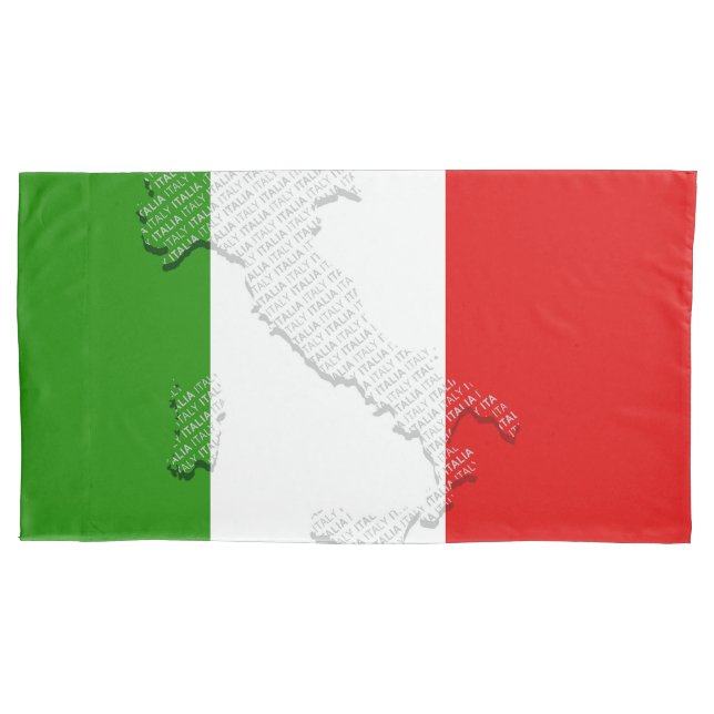 Italienische Flagge Kissenbezug (Vorderseite)