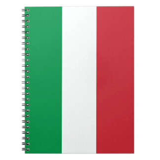 Italienische Flagge kundenspezifischen gewundenen Notizblock