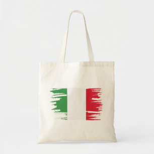 Italienische Flagge - Kunst Tragetasche