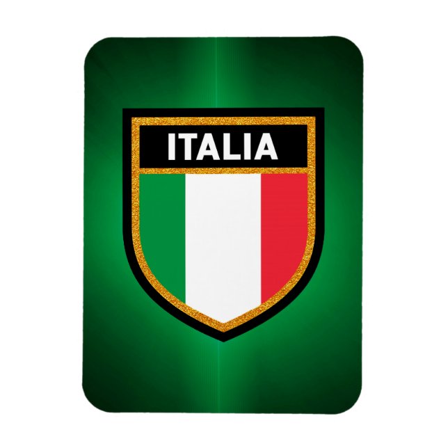 Italienische Flagge Magnet (Vertikal)