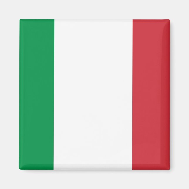 Italienische Flagge Magnet (Vorne)