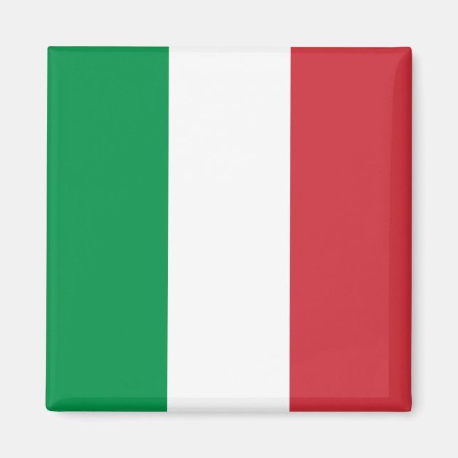 Italienische Flagge Magnet (Vorne)
