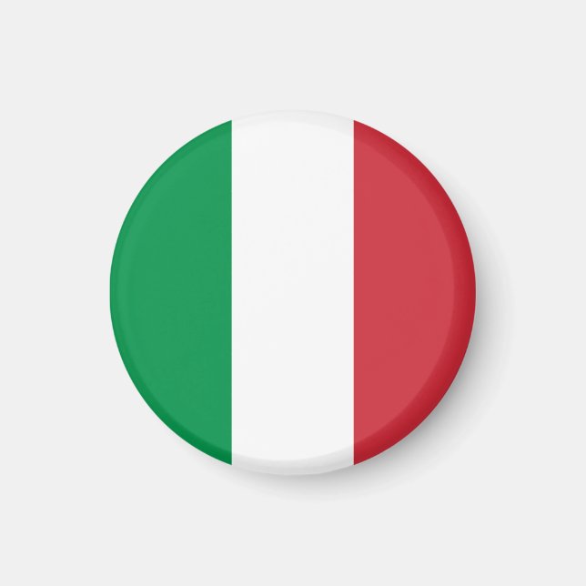 Italienische Flagge Magnet (Vorne)
