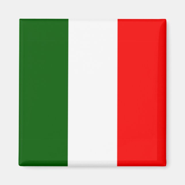 Italienische Flagge Magnet (Vorne)