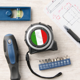 Italienische Flagge Maßband
