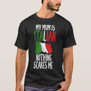 Italienische Flagge Meine Mama ist Italienisch nic T-Shirt