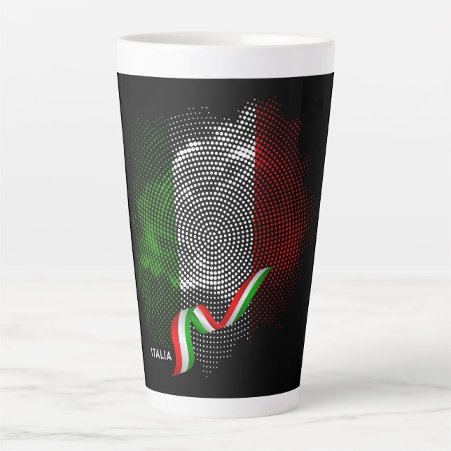 Italienische Flagge Milchtasse (Vorderseite)