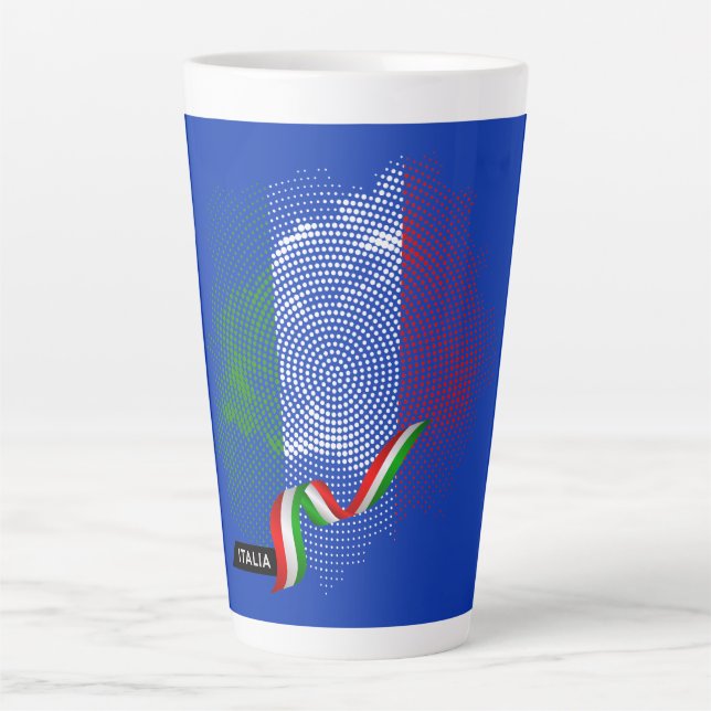 Italienische Flagge Milchtasse (Vorderseite)