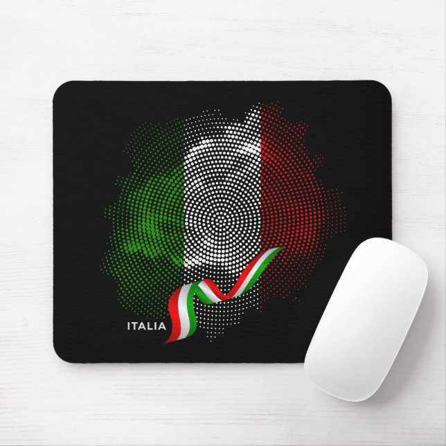 Italienische Flagge Mousepad (Mit Mouse)