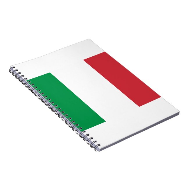 Italienische Flagge Notizblock (Rechte Seite)