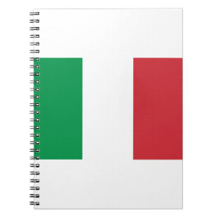 Italienische Flagge Notizblock