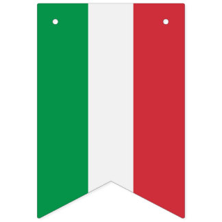 Italienische Flagge, Party-Fahne mit der Flagge