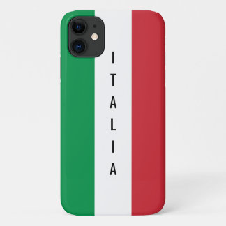 Italienische Flagge personalisierter Name Case-Mate iPhone Hülle