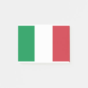 Italienische Flagge Post-it Klebezettel