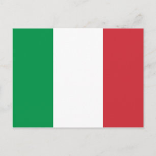 Italienische Flagge Postkarte