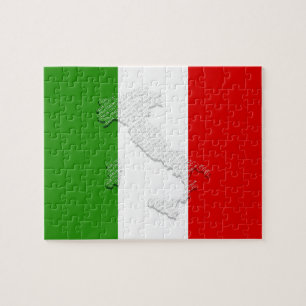 Italienische Flagge Puzzle