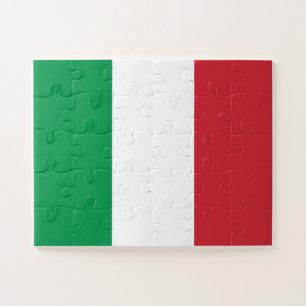 Italienische Flagge Puzzle