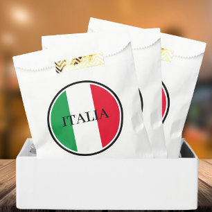 Italienische Flagge Rotes Weißes Grün Italien Geschenktütchen