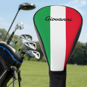 Italienische Flagge Rotes Weißes Grün Italien Golf Headcover