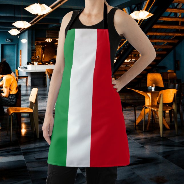 Italienische Flagge Rotes Weißes Grün Italien Schürze (Italy Italian Flag Red White Green Italia Apron
)