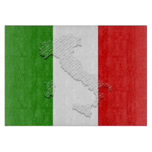 Italienische Flagge Schneidebrett