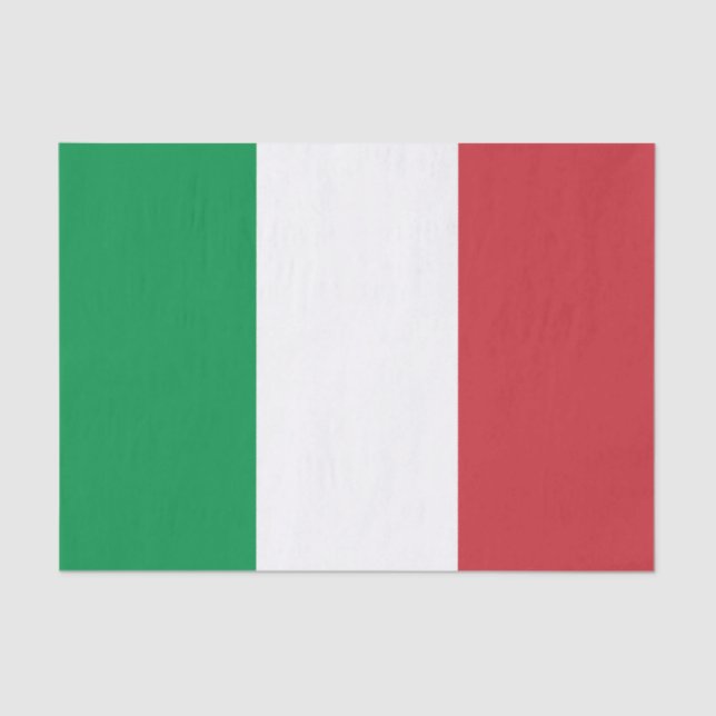 Italienische Flagge Seidenpapier (Vorderseite)
