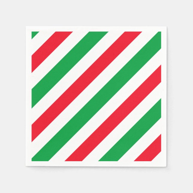 Italienische Flagge Serviette (Vorderseite)