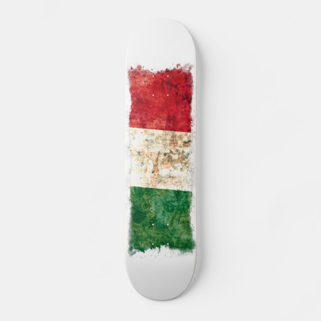 Italienische Flagge Skateboard (Vorderseite)