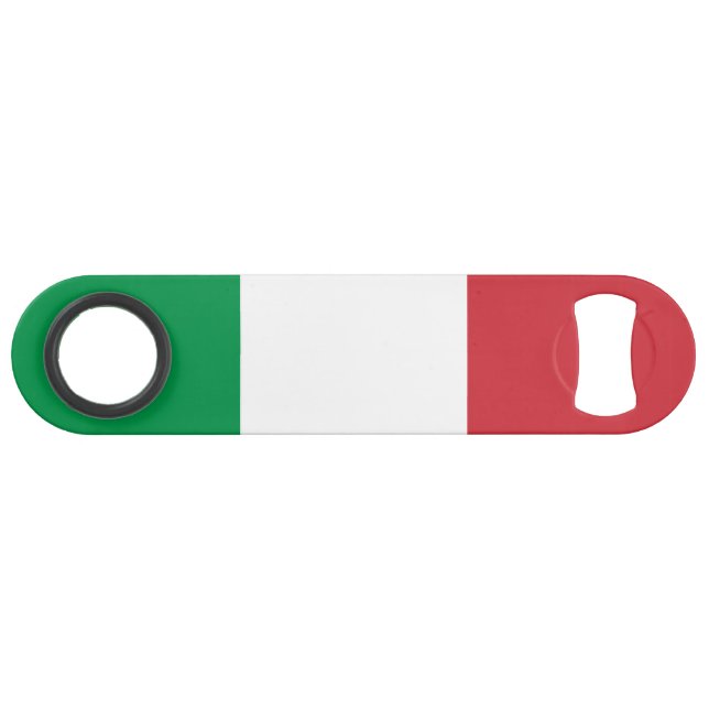 Italienische Flagge Speed Flaschenöffner (Vorderseite (Horizontal))