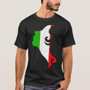 Italienische Flagge Stiefel Italien Neapel  T-Shirt