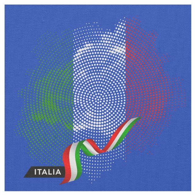 Italienische Flagge Stoff (Nahaufnahme)