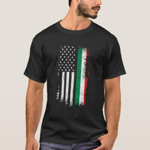 Italienische Flagge - Stolz Italien USA T-Shirt