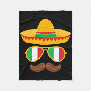 Italienische Flagge Sungles Italienischer Cinco De Fleecedecke